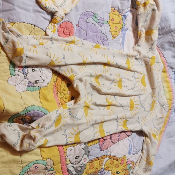 Here comes the sun footie jammies and hat nwt - Picture 3 of 3